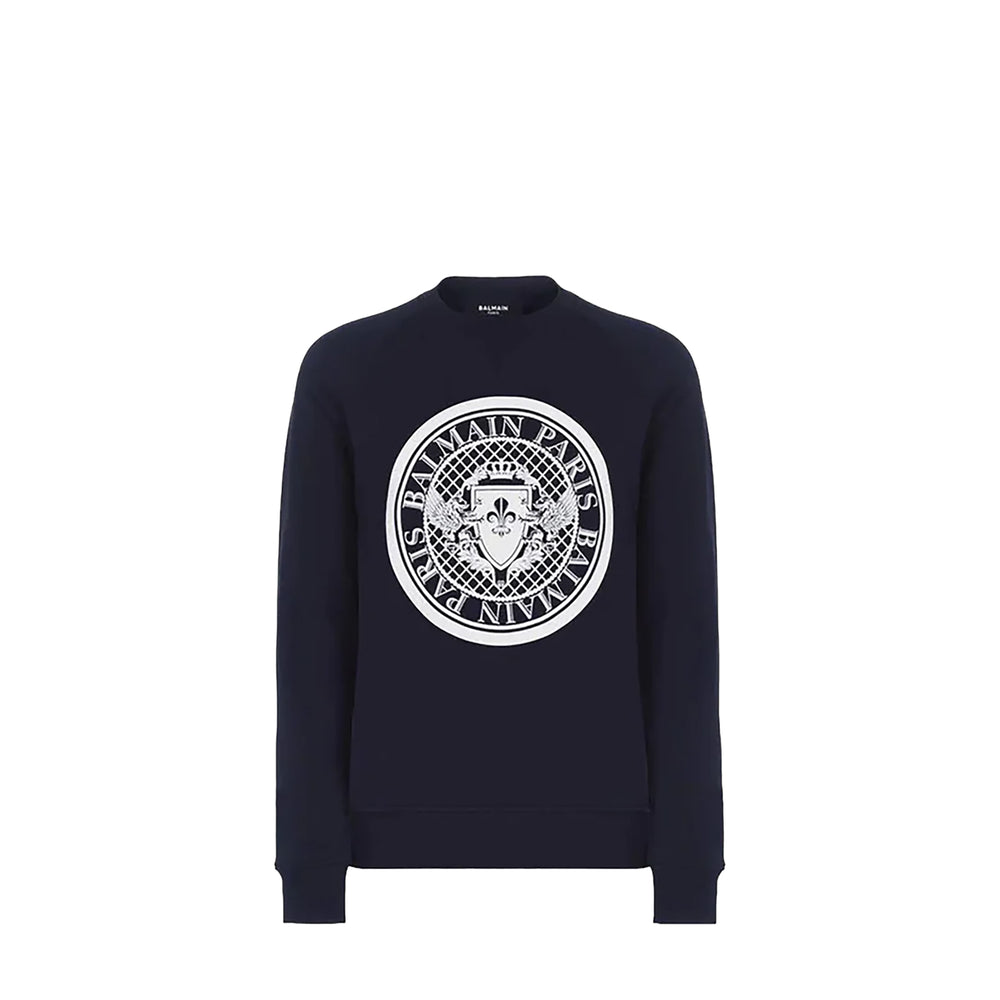 Balmain Kids Paris Coin Logo Sweatshirt