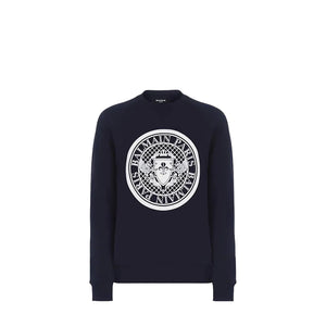 Balmain Kids Paris Coin Logo Sweatshirt