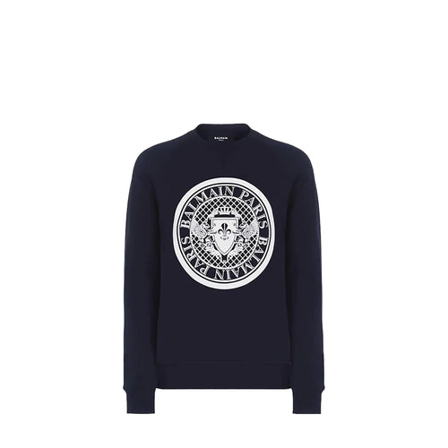 Balmain Kids Paris Coin Logo Sweatshirt