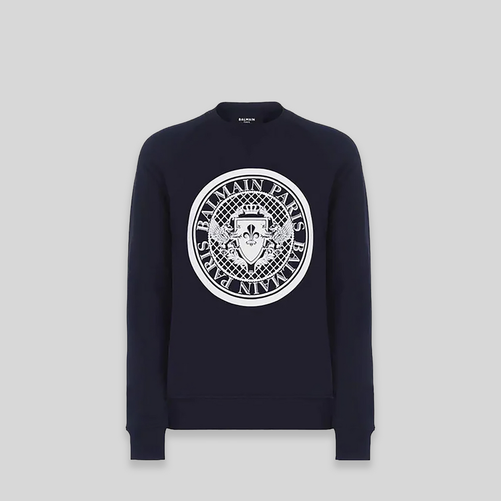 Balmain Kids Paris Coin Logo Sweatshirt