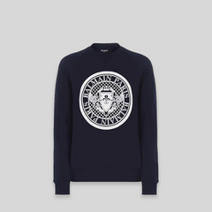 Balmain Kids Paris Coin Logo Sweatshirt