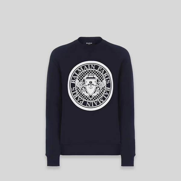 Balmain Kids Paris Coin Logo Sweatshirt