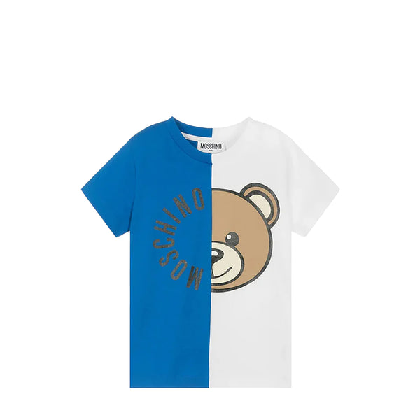 Moschino Kids Two-Tone Logo T-Shirt