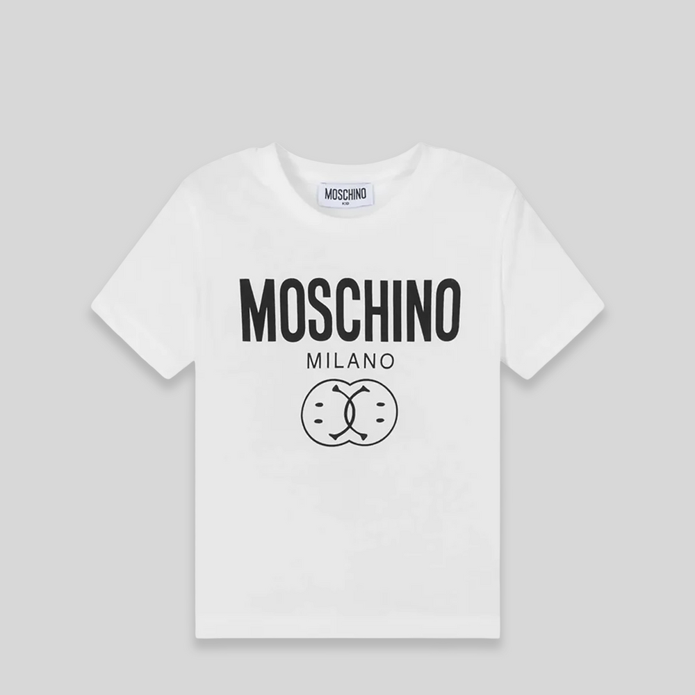 Moschino Kids Milano Logo T-Shirt