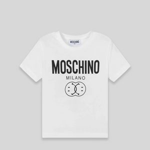 Moschino Kids Milano Logo T-Shirt