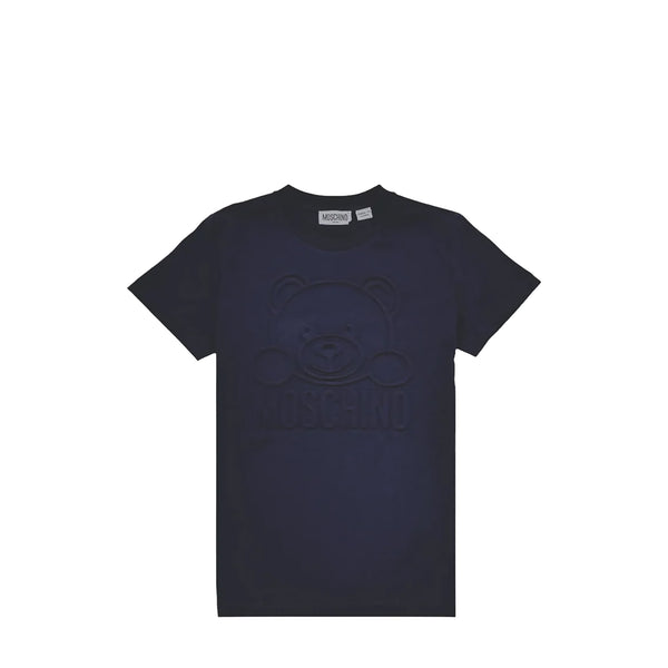 Moschino Kids Embossed Bear Logo T-Shirt