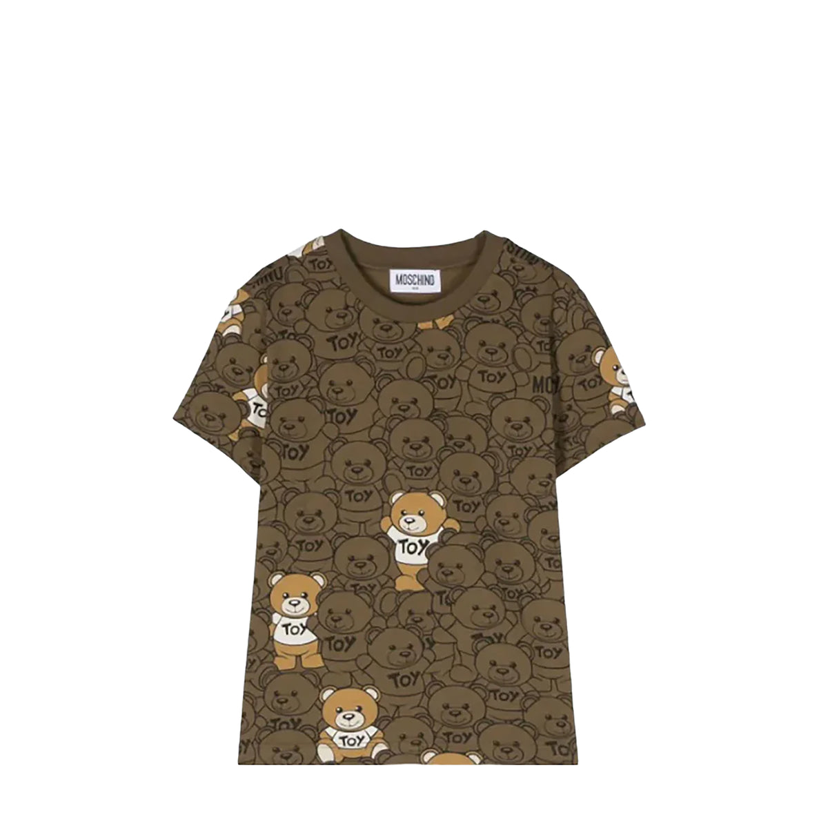 Moschino Kids Multi-Teddy Bear Logo T-Shirt
