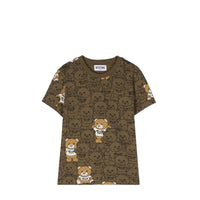 Moschino Kids Multi-Teddy Bear Logo T-Shirt