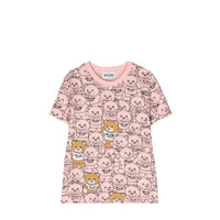 Moschino Kids Multi-Teddy Bear Logo T-Shirt