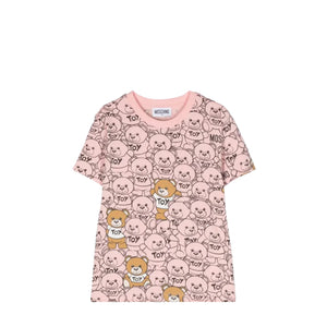 Moschino Kids Multi-Teddy Bear Logo T-Shirt