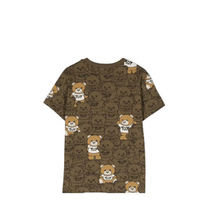 Moschino Kids Multi-Teddy Bear Logo T-Shirt