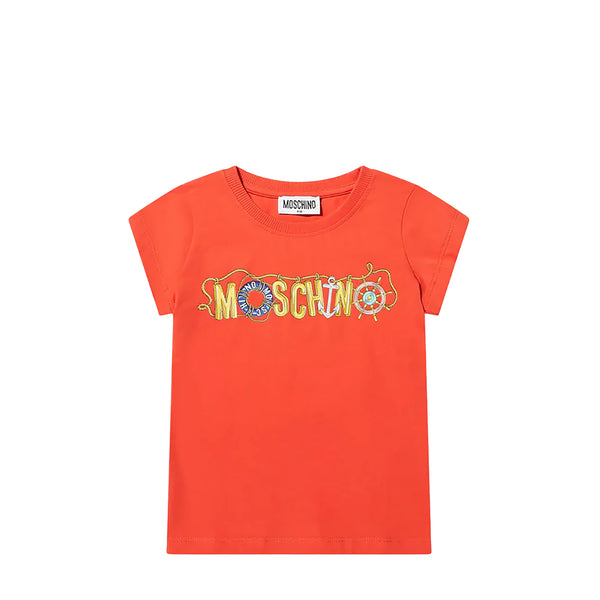 Moschino Kids Sailor Text T-Shirt