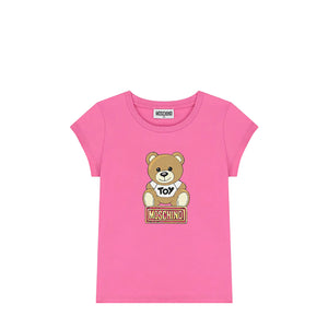 Moschino Kids Teddy Bear Logo T-Shirt
