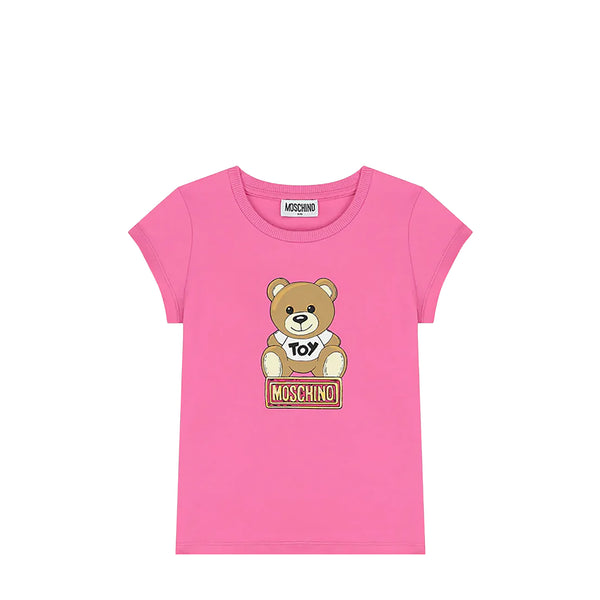 Moschino Kids Teddy Bear Logo T-Shirt