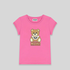 Moschino Kids Teddy Bear Logo T-Shirt