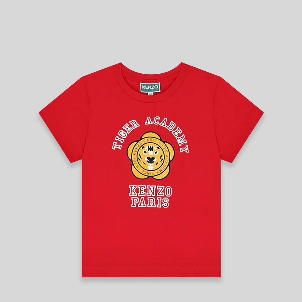 Kenzo Kids Tiger Academy Logo T-Shirt