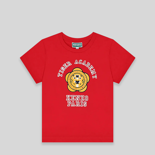 Kenzo Kids Tiger Academy Logo T-Shirt