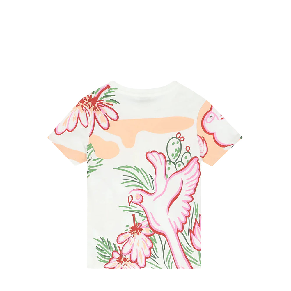 Kenzo Kids Tiger Motifs T-Shirt