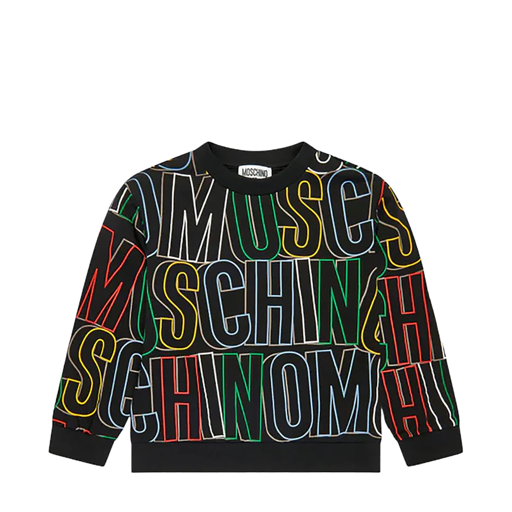 Moschino Kids Colorful Maxi Logo Sweatshirt