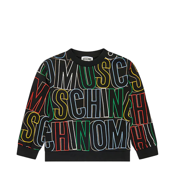 Moschino Kids Colorful Maxi Logo Sweatshirt