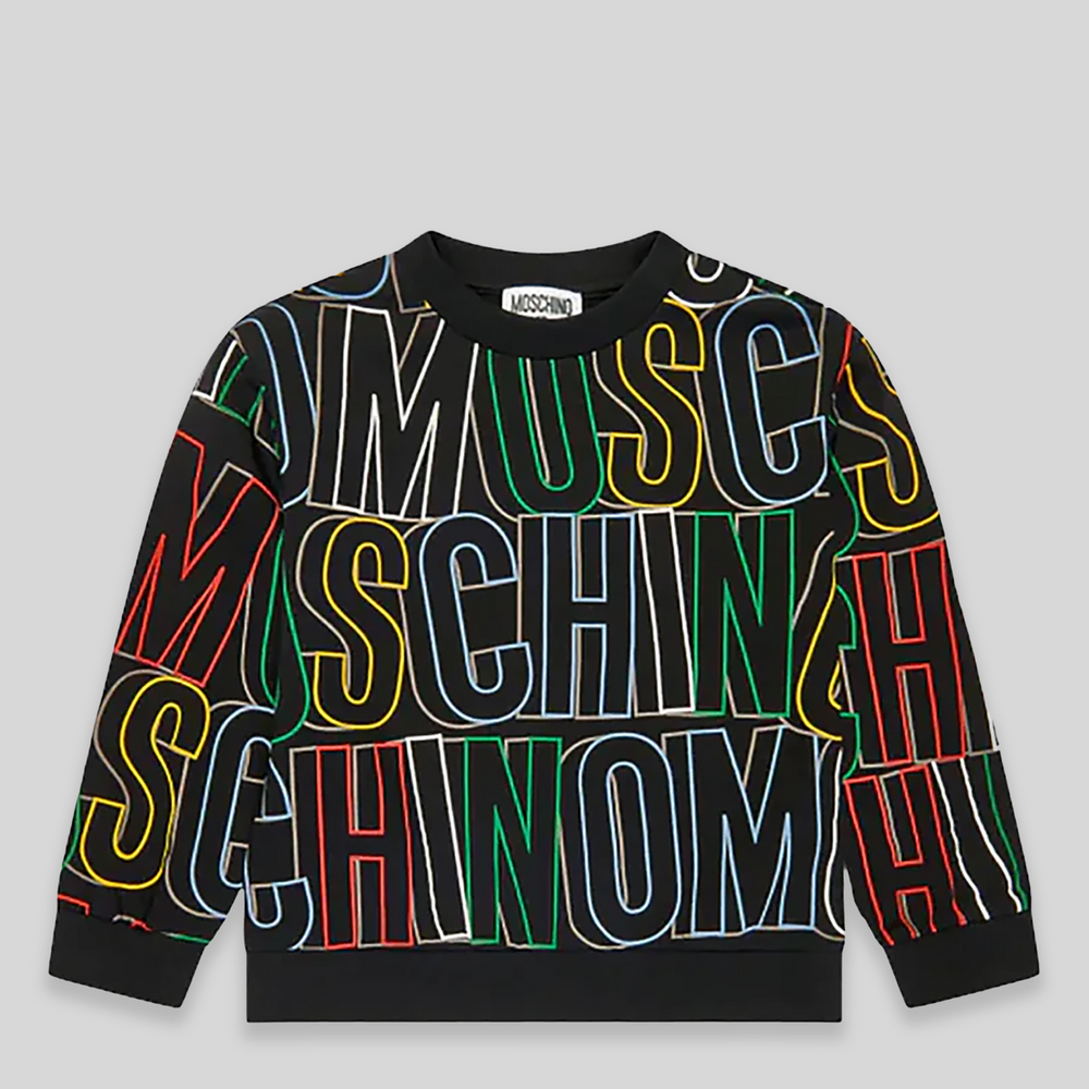 Moschino Kids Colorful Maxi Logo Sweatshirt