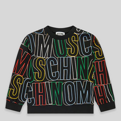 Moschino Kids Colorful Maxi Logo Sweatshirt