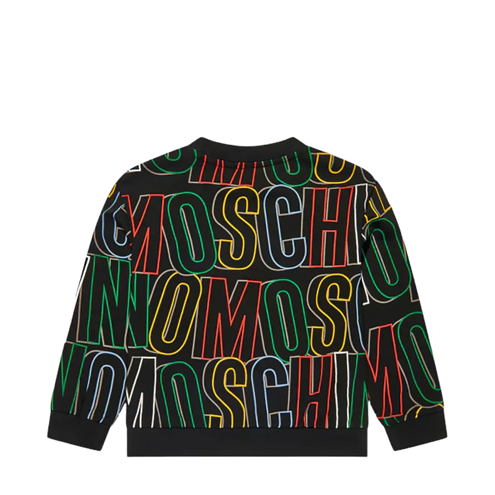 Moschino Kids Colorful Maxi Logo Sweatshirt