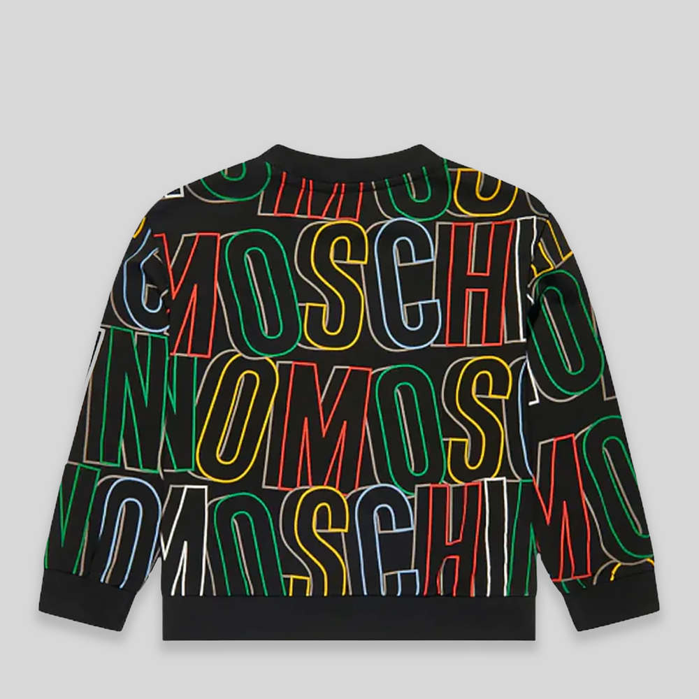 Moschino Kids Colorful Maxi Logo Sweatshirt