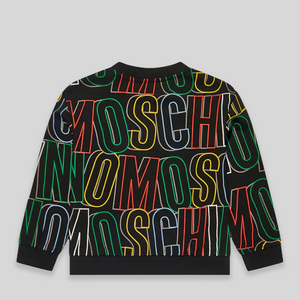 Moschino Kids Colorful Maxi Logo Sweatshirt