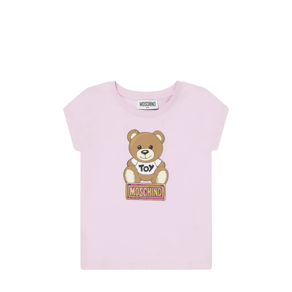 Moschino Kids Teddy Bear Logo T-Shirt