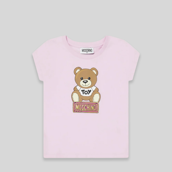 Moschino Kids Teddy Bear Logo T-Shirt