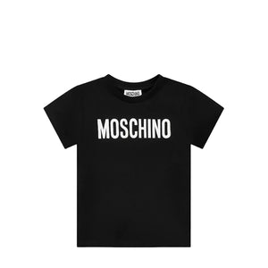Moschino Kids Big Text Logo Cotton T-Shirt