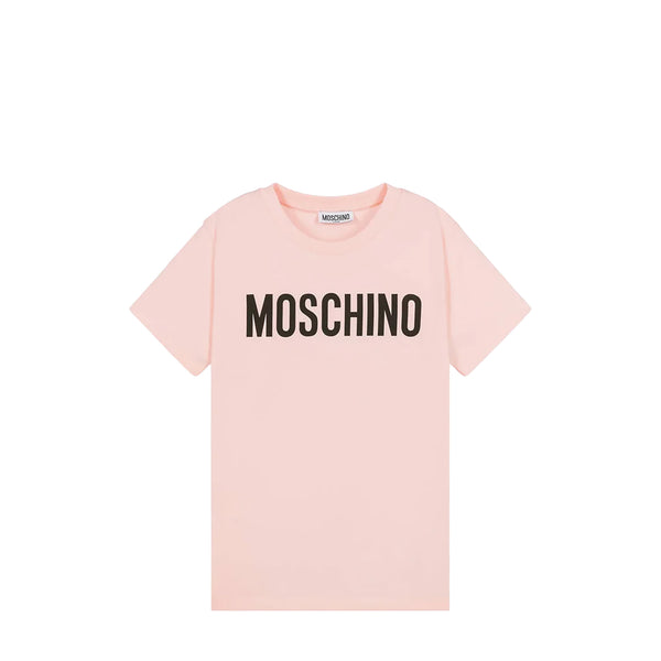 Moschino Kids Big Text Logo Cotton T-Shirt