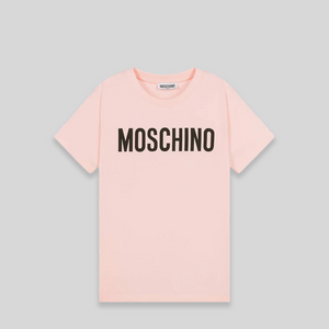 Moschino Kids Big Text Logo Cotton T-Shirt