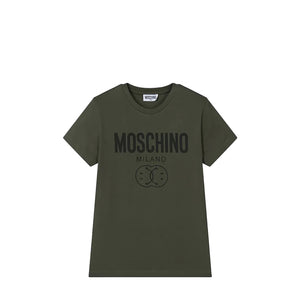 Moschino Kids Double Smiley Logo T-Shirt