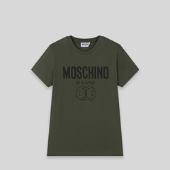 Moschino Kids Double Smiley Logo T-Shirt