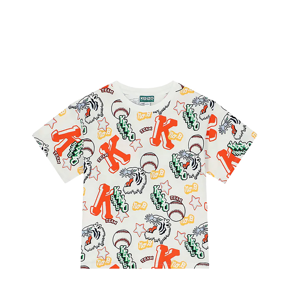 Kenzo Kids Varsity Multi-Logo T-Shirt