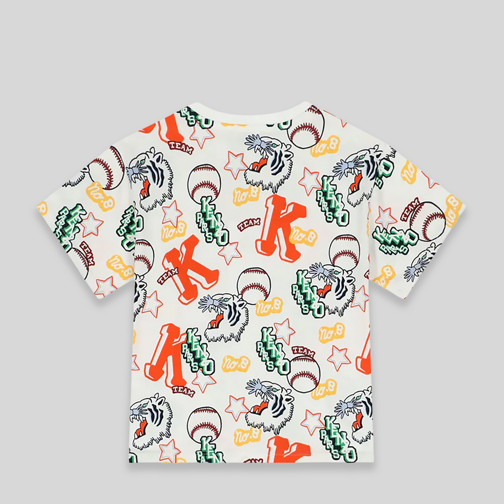Kenzo Kids Varsity Multi-Logo T-Shirt