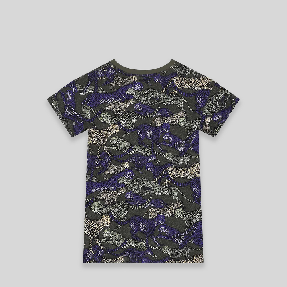 Kenzo Kids Multi Cheetah Print T-Shirt