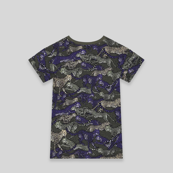 Kenzo Kids Multi Cheetah Print T-Shirt