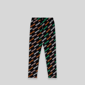 Kenzo Kids Patterned Logo Leggings