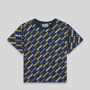Kenzo Kids All-Over Logo T-Shirt
