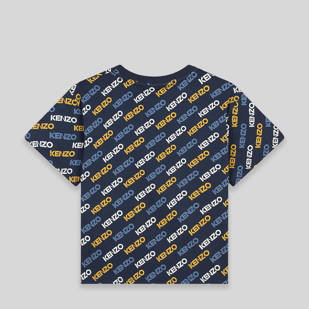 Kenzo Kids All-Over Logo T-Shirt