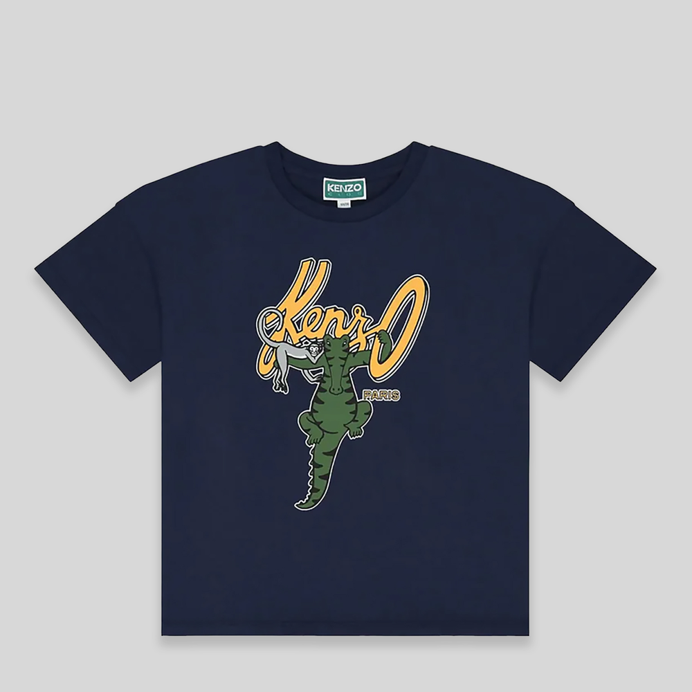 Kenzo Kids Lizard Logo T-Shirt