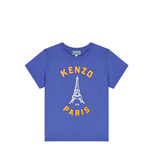 Kenzo Kids Eifel Tower Logo T-Shirt