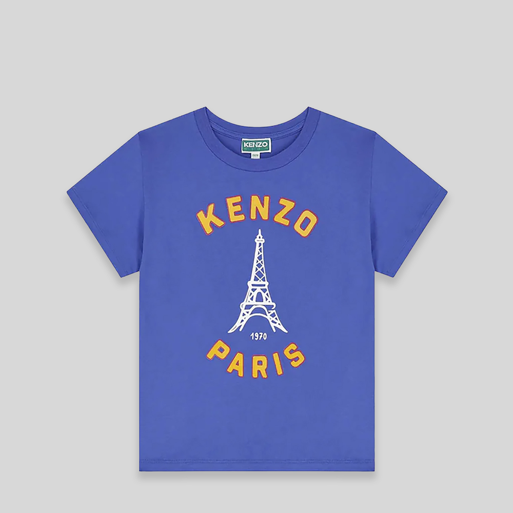Kenzo Kids Eifel Tower Logo T-Shirt