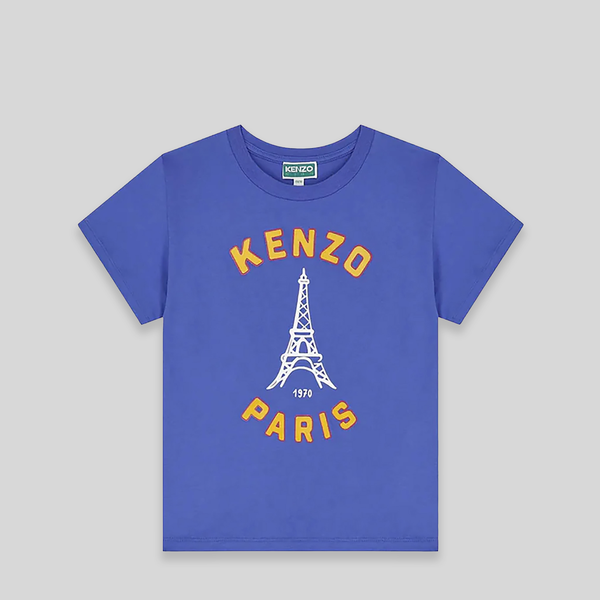 Kenzo Kids Eifel Tower Logo T-Shirt