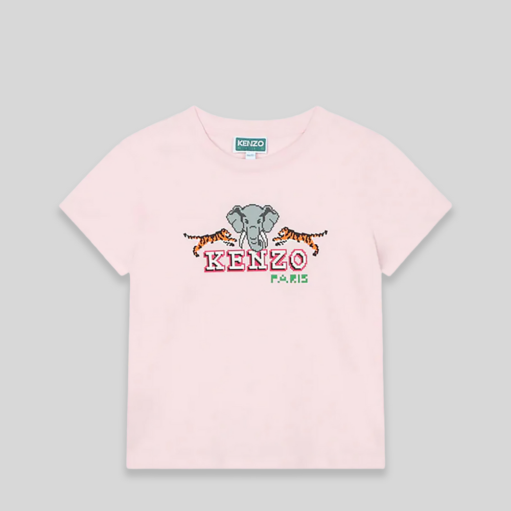 Kenzo Kids Animal Logo T-Shirt