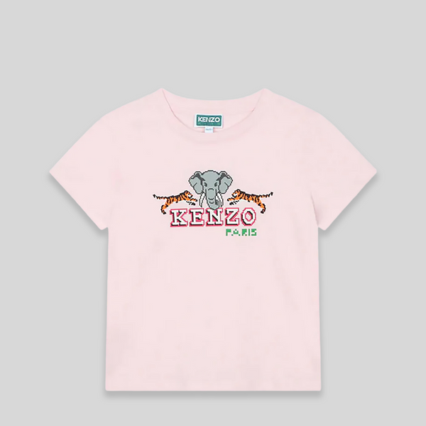 Kenzo Kids Animal Logo T-Shirt