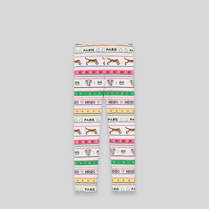 Kenzo Kids Girl's Multi-Logo Striped Leggings